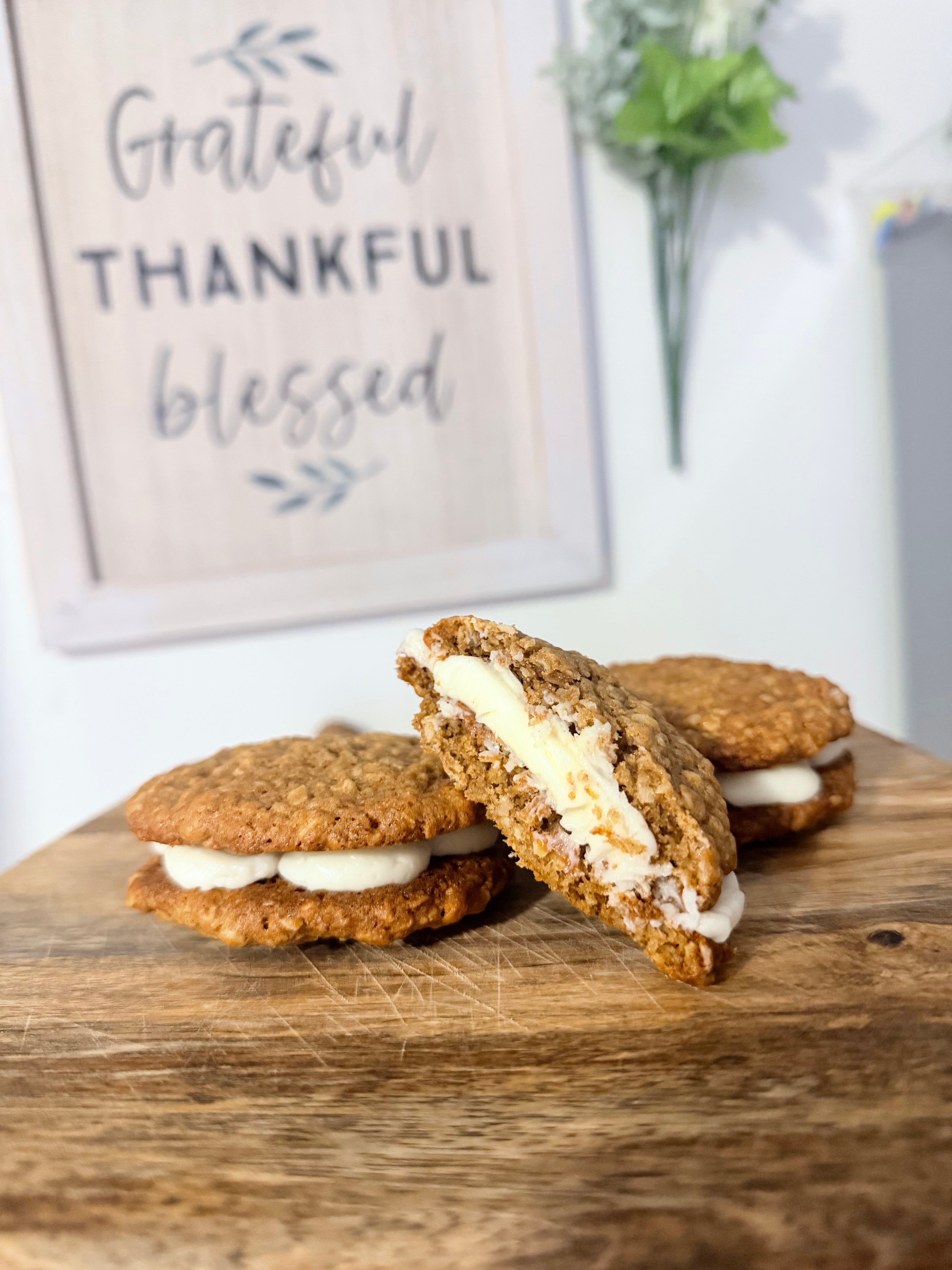 Sourdough oatmeal cream pies