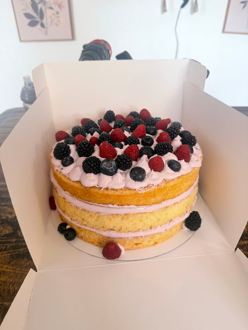 8in 3 layer customizable cake